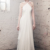 Aheila Silk Tulle and Satin back Crepe with Chantilly detailing by Claire O&#039;Connor W @ Beloved Bridal image